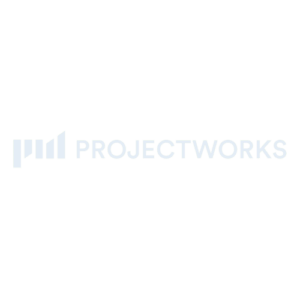Projectworks new logo white
